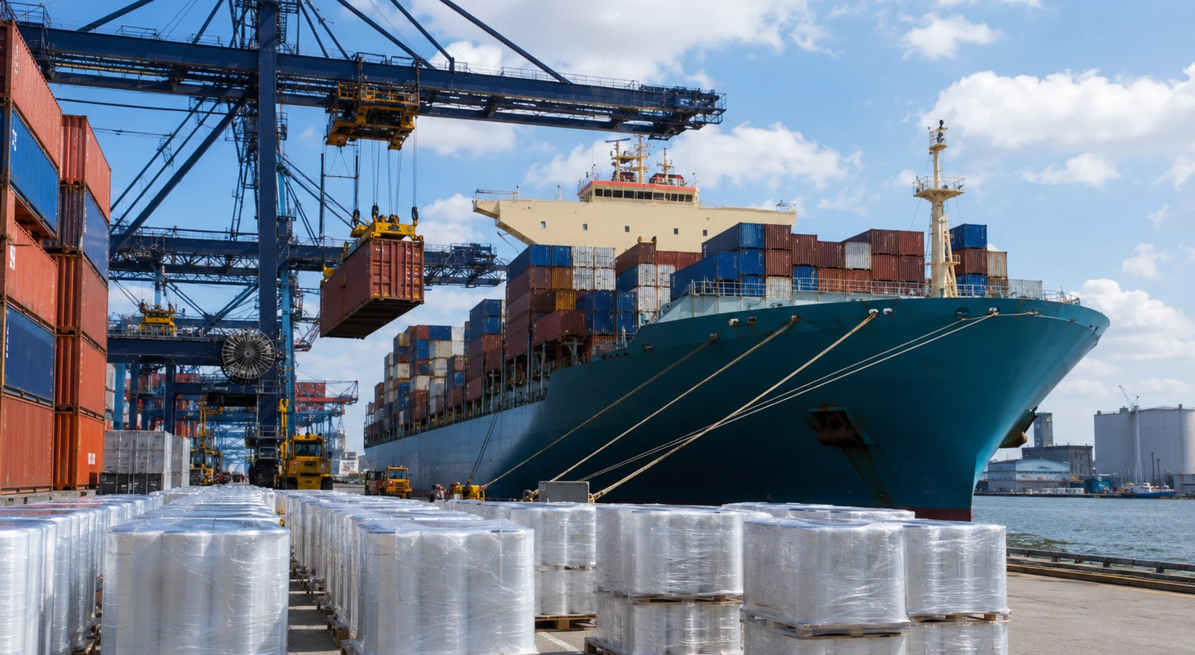 LLDPE Stretch Film Exporter Denmark — Greenstrix Supply